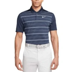 Nike Dri-FIT Tiger Woods Striped Polo -Golf World Shop nike dri fit tw striped polo midnight navy itempicture