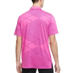 Nike Dri-FIT Vapor Jacquard Polo -Golf World Shop nike dri fit vapor jacquard polo pink prime back itempicture
