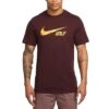 Nike Swoosh Tee -Golf World Shop nike swoosh tee burgundy crush itempicture