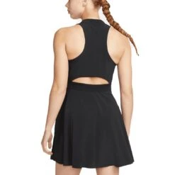 Nike Women's Dri-FIT Advantage Club Sleeveless Dress 12 Nike Women's Dri-FIT Advantage Club Sleeveless Dress -Golf World Shop nike womens dri fit advantage club sleeveless dress black back itempicture