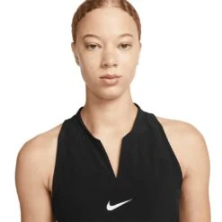 Nike Women's Dri-FIT Advantage Club Sleeveless Dress 15 Nike Women's Dri-FIT Advantage Club Sleeveless Dress -Golf World Shop nike womens dri fit advantage club sleeveless dress black detail3 itempicture