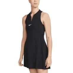 Nike Women's Dri-FIT Advantage Club Sleeveless Dress 11 Nike Women's Dri-FIT Advantage Club Sleeveless Dress -Golf World Shop nike womens dri fit advantage club sleeveless dress black front itempicture