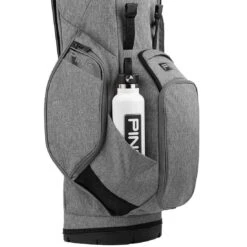 Ping Hoofer 14-Way Stand Bag -Golf World Shop ping 2023 hoofer 14 way stand bag heather grey black detail2 itempicture