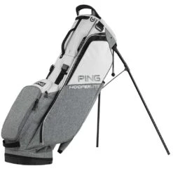 Ping Hoofer Lite Stand Bag -Golf World Shop ping 2023 hoofer lite stand bag heather grey platinum black itempicture