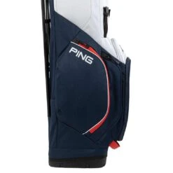 Ping Hoofer Lite Stand Bag -Golf World Shop ping 2023 hoofer lite stand bag navy platinum red detail5 itempicture
