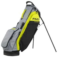 Ping Hoofer Stand Bag -Golf World Shop ping 2023 hoofer stand bag black iron neon yellow itempicture
