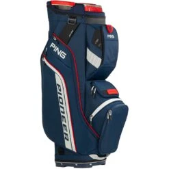 Ping Pioneer Cart Bag -Golf World Shop ping 2024 pioneer cart bag navy platinum red itempicture