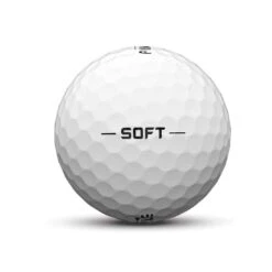 Pinnacle Soft 15-Pack White Personalized Golf Balls -Golf World Shop pinnacle soft 15 pack white golf balls 2019 ball stamp itempicture