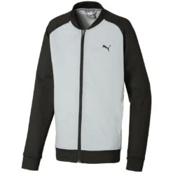 Puma Boys Full Zip Jacket -Golf World Shop puma 2021 boys full zip jacket quarry itempicture