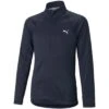 Puma Girls Quarter Zip Pullover 2 Puma Girls Quarter Zip Pullover -Golf World Shop puma 2021 girls quarter zip pullover navy blazer 2 itempicture