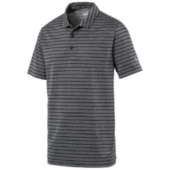 Puma Boys Rotation Stripe Polo -Golf World Shop puma boys rotation stripe polo black