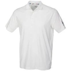 Puma Boys Volition Pounce Polo -Golf World Shop puma boys volition pounce polo white itempicture