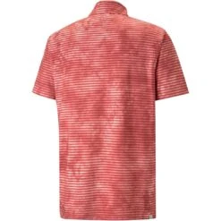 Puma Cloudspun Dye Stripe Polo -Golf World Shop puma cloudspun dye stripe polo heartfelt back itempicture