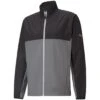 Puma First Mile Wind Jacket -Golf World Shop puma first mile wind jacket black quiet shade itempicture