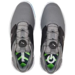 Puma Ignite Elevate Disc Golf Shoes Quiet Shade/Silver -Golf World Shop puma ignite elevate disc golf shoes quiet shade silver 376080 03 top itempicture