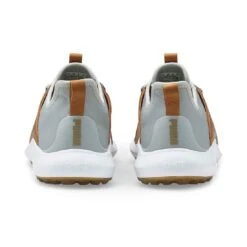 Puma Ignite Fasten8 Crafted Golf Shoes High Rise/Gold/Leather Brown -Golf World Shop puma ignite fasten8 crafted golf shoes high rise gold leather brown heel itempicture