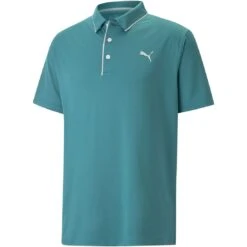 Puma MATTR Bridges Polo 17 Puma MATTR Bridges Polo -Golf World Shop puma mattr bridges polo green lagoon itempicture
