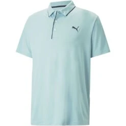 Puma MATTR Bridges Polo 19 Puma MATTR Bridges Polo -Golf World Shop puma mattr bridges polo tropical aqua itempicture