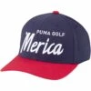 Puma Merica Script Snapback Hat -Golf World Shop puma merica script snapback hat navy blazer high risk red itempicture
