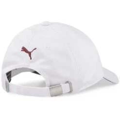 Puma Pars And Stripes P Classic Adjustable Hat -Golf World Shop puma pars and stripes p classic adjustable hat bright white back itempicture