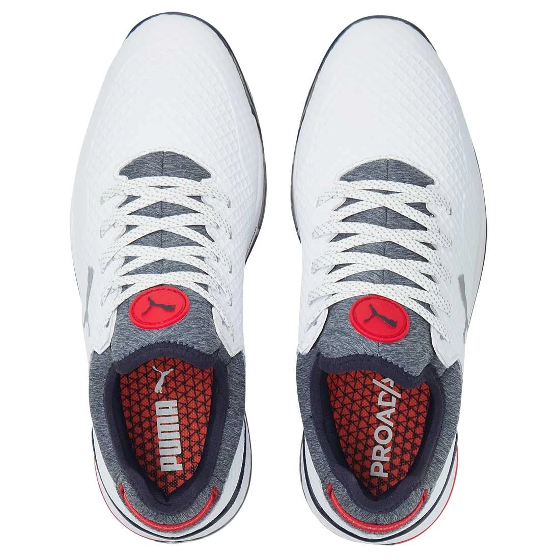 Puma Proadapt Alphacat Golf Shoes White/Navy Blazer/High Risk Red 5 Puma Proadapt Alphacat Golf Shoes White/Navy Blazer/High Risk Red - Image 4