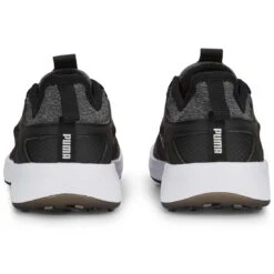 Puma Women's Ignite Malibu Golf Shoes Black/Silver/Black 15 Puma Women's Ignite Malibu Golf Shoes Black/Silver/Black -Golf World Shop puma womens ignite malibu golf black silver black 376158 02 heel itempicture