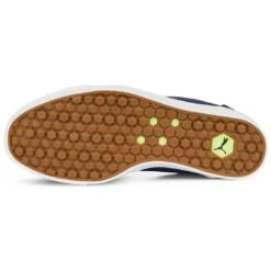 Puma Women's Tustin Fusion Slip-On Golf Shoes Navy Blazer/Quiet Shade -Golf World Shop puma womens laguna tustin slipon navy blazer qt shade 376783 03 bottom itempicture