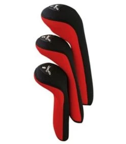 Pro Active Sports Stealth Headcovers 3-Pack -Golf World Shop red 7366 1