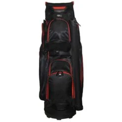 RJ Sports Mission Cart Bag -Golf World Shop rj sports mission cart bag black red front itempicture