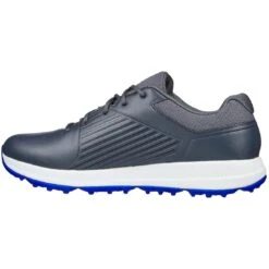 Skechers GO GOLF Elite 5 GF Golf Shoes Grey/Blue -Golf World Shop skechers go golf elite 5 golf shoes grey blue 214065 bkrd spine itempicture