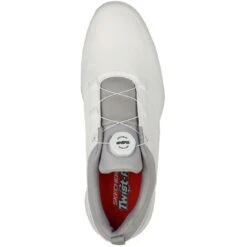 Skechers GO GOLF Torque Twist Golf Shoes White/Grey -Golf World Shop skechers go golf torque twist golf shoes white grey top itempicture
