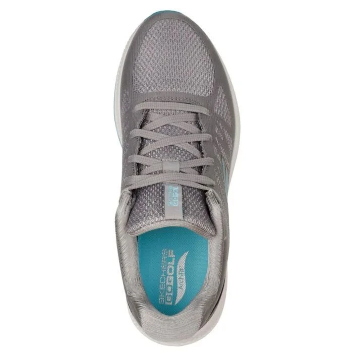 Skechers Women's GO GOLF Elite 5 Score Golf Shoes Grey/Aqua 6 Skechers Women's GO GOLF Elite 5 Score Golf Shoes Grey/Aqua - Image 4