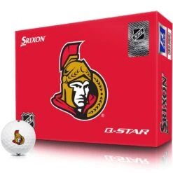 Srixon Q-Star NHL Golf Balls -Golf World Shop srixon q star nhl golf balls ottawa senators itempicture