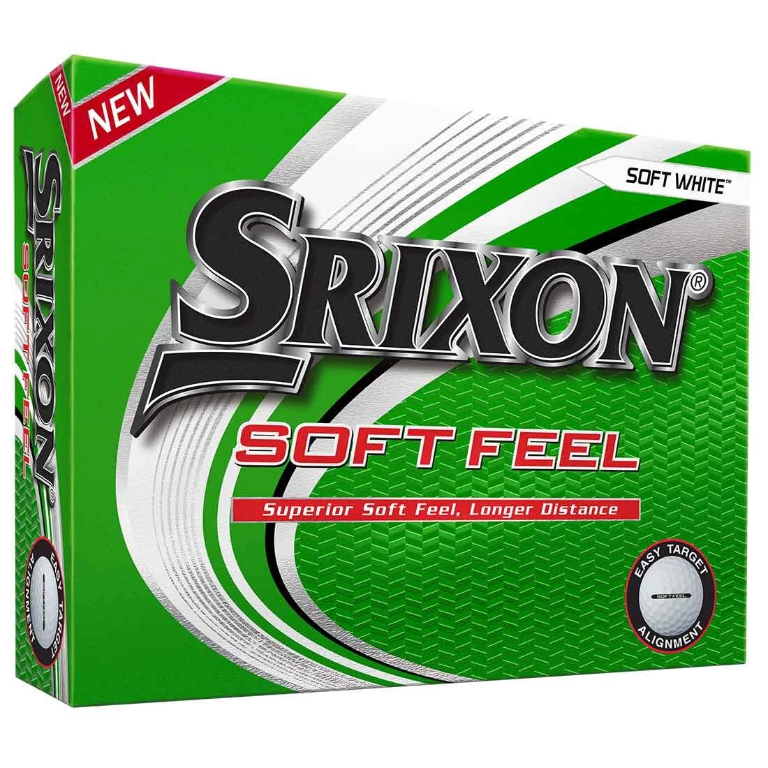 Srixon Soft Feel Personalized White Golf Balls 3 Srixon Soft Feel Personalized White Golf Balls