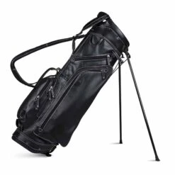 Sun Mountain Leather Stand Bag 9 Sun Mountain Leather Stand Bag -Golf World Shop sun mountain 2019 leather stand bag black white