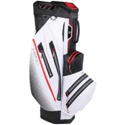 Sun Mountain 2023 H2NO Lite Cart Bag -Golf World Shop sun mountain 2023 h2no lite cart bag black white red back itempicture