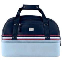 Sun Mountain Mid-Stripe Boston Bag -Golf World Shop sun mountain 2023 mid stripe boston bag frost navy red itempicture