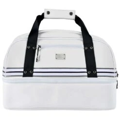 Sun Mountain Mid-Stripe Boston Bag -Golf World Shop sun mountain 2023 mid stripe boston bag white itempicture