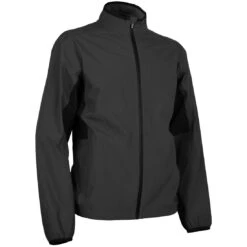 Sun Mountain Monsoon Rain Jacket -Golf World Shop sun mountain 2023 monsoon rain jacket steel black itempicture