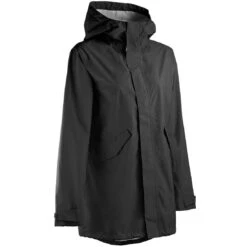 Sun Mountain Women's Monsoon Hooded Rain Parka -Golf World Shop sun mountain 2023 womens monsoon hooded rain parka black itempicture
