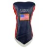 Sun Mountain Leather Driver Headcover -Golf World Shop sun mountain leather driver headcover navy red white