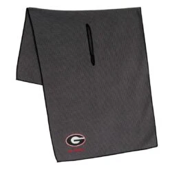 Team Effort NCAA 19 X 41 Grey Microfiber Towel -Golf World Shop te 02mtg georgia bulldogs 1