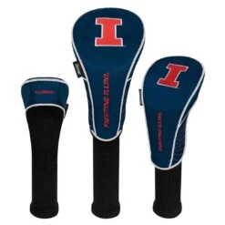 Team Effort NCAA Set Of 3 Headcovers -Golf World Shop te 59h3 illinois fighting illini 1