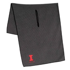 Team Effort NCAA 19 X 41 Grey Microfiber Towel -Golf World Shop te 59mtg illinois fighting illini 1