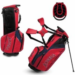 Team Effort MLB Caddie Carry Hybrid Bag -Golf World Shop team effort mlb caddie carry hybrid bag los angeles angels itempicture