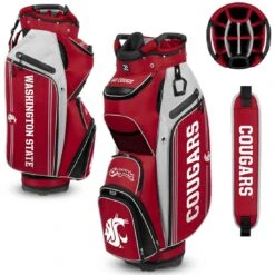 Team Effort NCAA Bucket III Cooler Cart Bag 24 Team Effort NCAA Bucket III Cooler Cart Bag -Golf World Shop team effort ncaa bucket 3 cooler cart bag washington state cougars itempicture