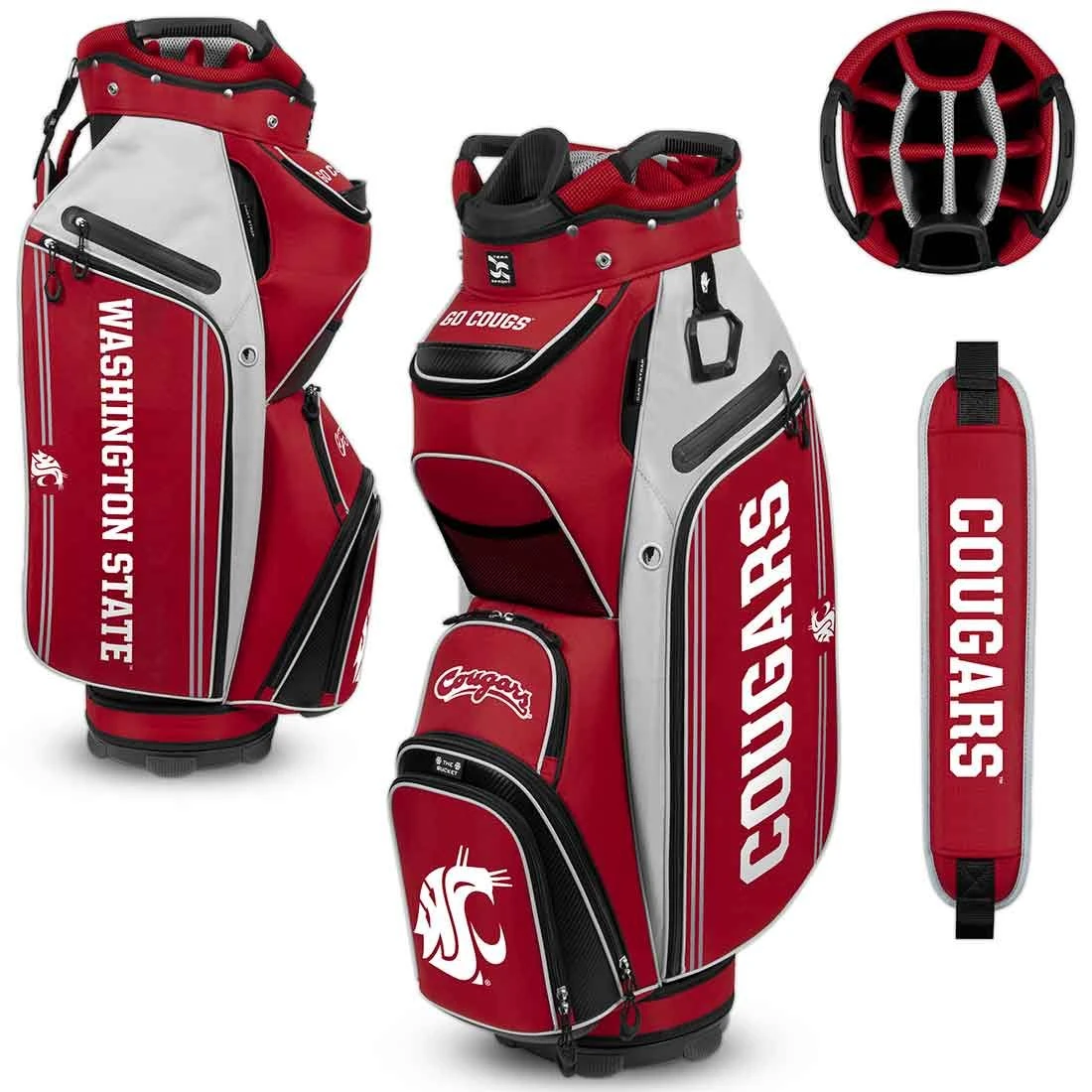 Team Effort NCAA Bucket III Cooler Cart Bag 5 Team Effort NCAA Bucket III Cooler Cart Bag - Image 3