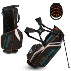 Team Effort NFL Caddie Carry Hybrid Bag -Golf World Shop team effort nfl caddie carry hybrid bag miami dolphins itempicture