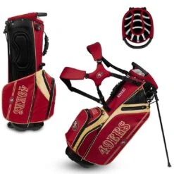 Team Effort NFL Caddie Carry Hybrid Bag -Golf World Shop team effort nfl caddie carry hybrid bag san francisco 49ers itempicture