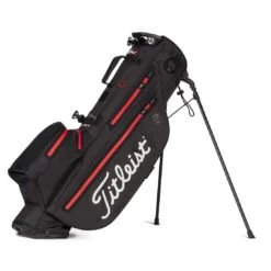 Titleist 2022 Players 4 StaDry Stand Bag -Golf World Shop titleist 2021 players 4 staydry stand bag black black red